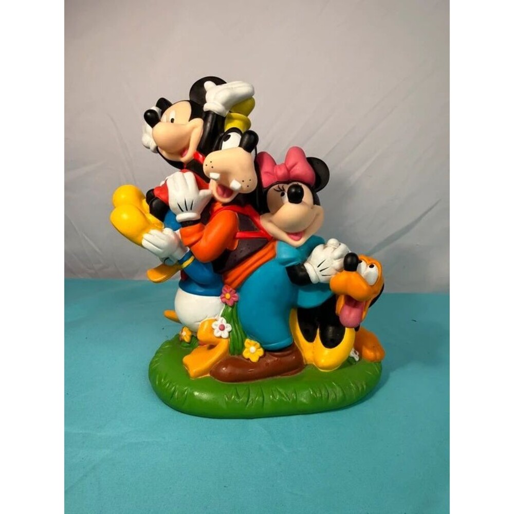 Vintage Disney character group coin bank